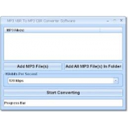 MP3 VBR To CBR Converter Software